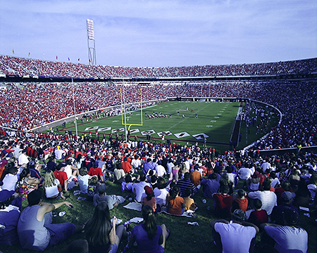 Football at Scott Stadium, UVA